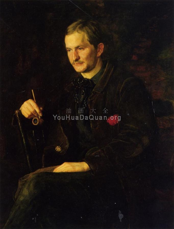 Portrait of James Wright - 托马斯·伊肯斯